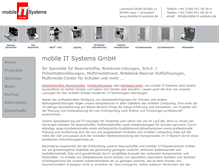 Tablet Screenshot of mobile-it-systems.de